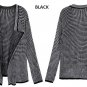 Women Loose Casual Crochet Long Sleeve Knit Cardigan Coat Knitwear Sweater