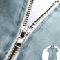 Women Summer Nail Bead Denim Loose Dress
