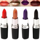 4 Colors Vampire Black Lipstick Exaggerated Color Lip Makeup Party