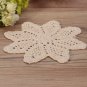 Handmade Floral Crocheted Cotton Round Lace Doily Cup Mat Coaster