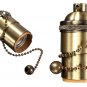 E27 Copper Socket Vintage Retro Edison Pendant Lamp Holder 110-250V