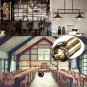 E27 Copper Socket Vintage Retro Edison Pendant Lamp Holder 110-250V