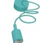 Colorful E27 Silicone Rubber Pendant Light Lamp Holder Socket DIY
