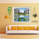 3D 110cm Window Landscape View Removable Wall Sticker Wall Decal Mural Home Decor