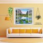 3D 110cm Window Landscape View Removable Wall Sticker Wall Decal Mural Home Decor