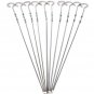 10pcs Stainless Steel BBQ Skewers Barbecue Kebab Meat Stick Needle