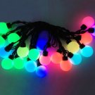 5m 20 LED Ball String Lamps Black Wire For Christmas Lighting Wedding Party
