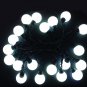 5m 20 LED Ball String Lamps Black Wire For Christmas Lighting Wedding Party