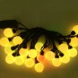 5m 20 LED Ball String Lamps Black Wire For Christmas Lighting Wedding Party