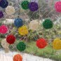 4M 20 Multicolor LED Sepak Takraw Rattan Ball String Light For Holiday Party Decoration
