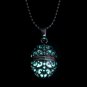 Glow In The Dark Steampunk Luminous Locket Pendant Necklace