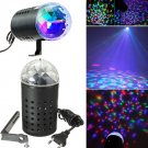 Rotating RGB LED 3D Effect Stage Light Party DJ Disco Lamp Dance Xmas