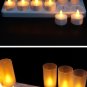 12 LED Night Rechargeable Flameless Candle Light For Xmas Party