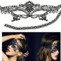 Black Hollow Lace Eye Mask Party Masquerade Mask