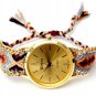 Women Ethnic Knitted Chain Bracelet Quartz Watch