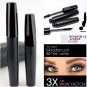 3D Fiber Eye Lashes Mascara Makeup Waterproof Long Lasting with Case Box