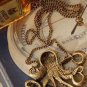 Vintage Bronze Octopus Alloy Pendant Necklace Chain