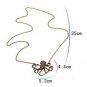 Vintage Bronze Octopus Alloy Pendant Necklace Chain