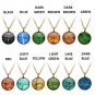 Vintage The Tree of Life Cabochon Bronze Alloy Chain Pendant Necklace