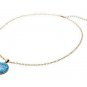 Vintage The Tree of Life Cabochon Bronze Alloy Chain Pendant Necklace