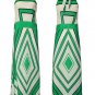 Geometric Halter Long Dresses For Women Boho Chiffon Maxi
