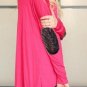 Autumn Women Glitter Patchwork Elbow Slim Knit Blouse Sweater Tops Long Sleeve