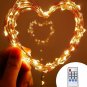 6M 120 LED Copper Wire Strings Party Light With Remote Control for Christmas Decoration
