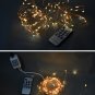 6M 120 LED Copper Wire Strings Party Light With Remote Control for Christmas Decoration