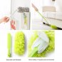 Duster Folding Ultrafine Fiber Brush Extendable Rotational Cleaning Whisk Removable Washable Velcro