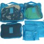 6Pcs Waterproof Travel Storage Bags Packing Cube Clothes Pouch Luggage Organizer