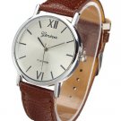 Casual Women PU Leather Strap Analog Wrist Watch