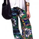 Ethinic Style High-Waisted Printed Loose-Fitting Pants