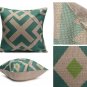 Blue Variety Style Cotton Linen Pillow Cases Sofa Waist Throw Cushion Cover