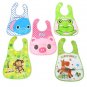 Baby Infant Kid Cute Cartoon Reflexed Soft Waterproof Bib Saliva Dripping