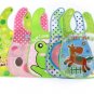 Baby Infant Kid Cute Cartoon Reflexed Soft Waterproof Bib Saliva Dripping
