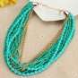Bohemian Bib Multilayer Beads Statement Choker Necklace Women Jewelry