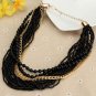 Bohemian Bib Multilayer Beads Statement Choker Necklace Women Jewelry