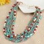 Bohemian Bib Multilayer Beads Statement Choker Necklace Women Jewelry