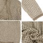 Loose Casual Crochet Long Sleeve Knit Cardigan Coat Knitwear Sweater
