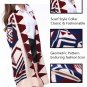 Retro Style Geometric Pattern Long Sleeve Loose Cardigan