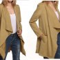 Women Loose Long Sleeve Irregular Belt Jacket