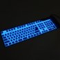 Flexible Soft Silicon Backlit Waterproof USB wired Keyboard 109 Keys