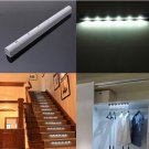 Wireless PIR Motion Sensor 6 LED Battery Powered Cabinet Light Home Stair Night Lamp