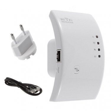 300M EU Plug Wireless-N Wifi Repeater 802.11N Network Router Range Expander