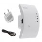 300M EU Plug Wireless-N Wifi Repeater 802.11N Network Router Range Expander