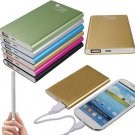 Slim Thin 12000mAh Portable External Battery Charger Power Bank For Cell Phone