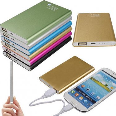 Slim Thin 12000mAh Portable External Battery Charger Power Bank For Cell Phone
