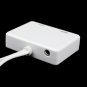 White MHL to HDMI VGA Splitter Adapter 3.5mm Cable for Samsung Galaxy S2