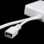 White MHL to HDMI VGA Splitter Adapter 3.5mm Cable for Samsung Galaxy S2