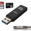 2 in 1 High Speed USB 3.0 Micro SD SDXC TF Memory Card Reader Adapter
